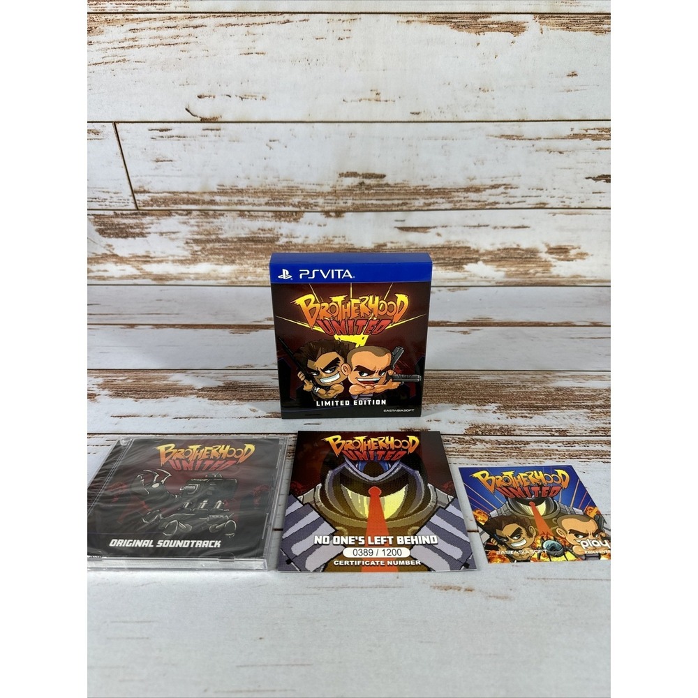 Brotherhood United PS Vita 2020 CD and Case Only No Game Used